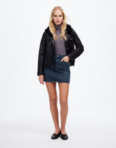 Denim Mini Skirt in Hodgeman Wash