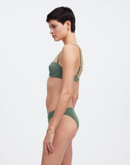 Zulu & Zephyr Eucalyptus Textured Bikini Bottom