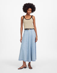 Open-Stitch Sweater Tank