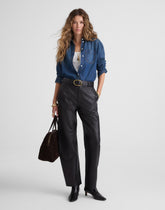 The Balloon Pant in Leather