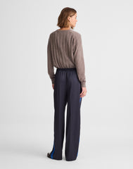 The Tall Easy Pull-On Track Pant in Satin