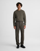Double-Pleated Trousers in Wool Blend