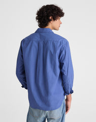 Button-Up Shirt in Crisp Poplin