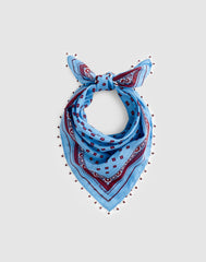 Beaded Bandana in Cotton Blend