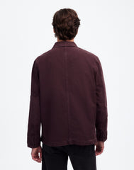 Overshirt in Garment-Dyed Canvas