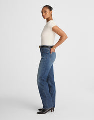 The Curvy Longline Straight Jean