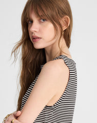 Boatneck Sleeveless Sweater