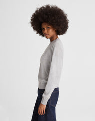 Drop-Shoulder Sweater in Merino Wool