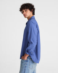 Button-Up Shirt in Crisp Poplin