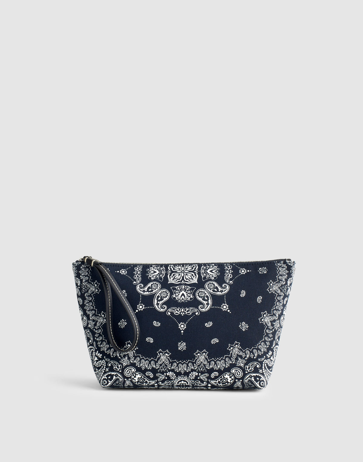 Bandana-Print Zip Pouch