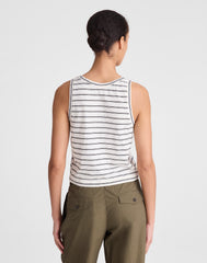 The Easy Crop Scoopneck Tank in Soft Slub